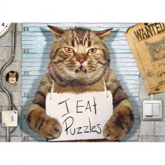 Puzzle 500 pièces : Chat criminel par Paul Normand