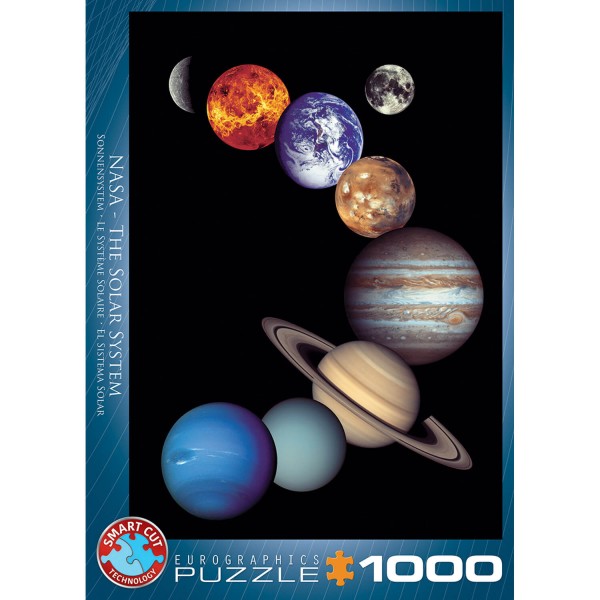 1000 pieces puzzle: Solar system, NASA - EuroG-6000-0100