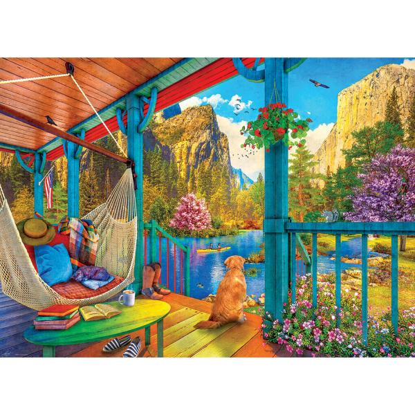 500 piece puzzle : Hammock with a view - EuroG-6500-5885