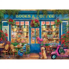 1000 piece puzzle : Books & Coffee by Gary Walton