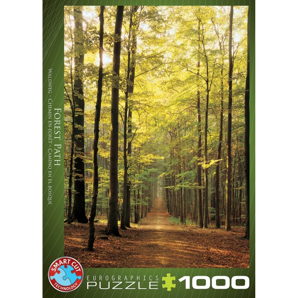 1000 pieces puzzle: Forest path - EuroG-6000-3846