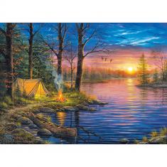 1000 piece puzzle : Evening Mist by Abraham Hunter