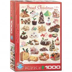 Puzzle 1000 pieces: Christmas sweets