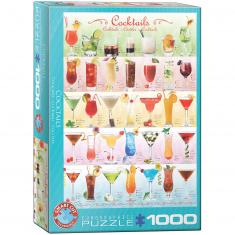 1000 piece jigsaw puzzle: Cocktails
