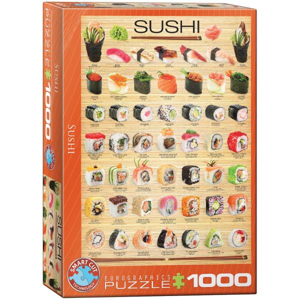 Puzzle 1000 pièces : Sushi - EuroG-6000-0597