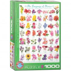 Puzzle 1000 pieces: The language of flowers