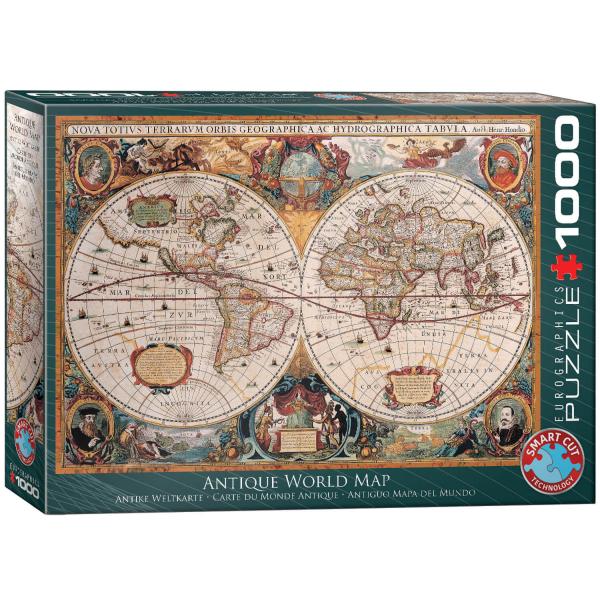 Puzzle 1000 pièces : Carte du monde antique - EuroG-6000-1997