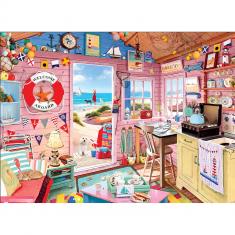 Puzzle 1000 pièces : Cottage sur la plage