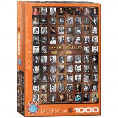 Rompecabezas de 1000 piezas: escritores famosos