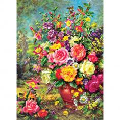 Puzzle 1000 pièces : Bouquet de fleurs