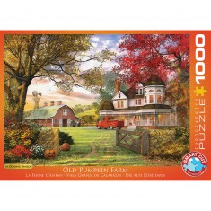 1000 pieces puzzle: The farm of yesteryear