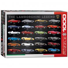 1000 Teile Puzzle: Lamborghini-Legende