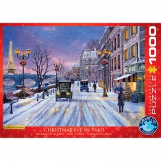 Puzzle 1000 pièces : Noël à Paris