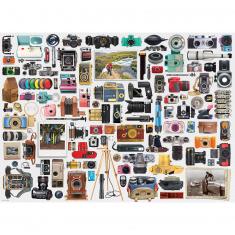 1000 piece jigsaw puzzle: World of cameras
