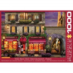 Puzzle 1000 pièces : Restaurant au château rouge