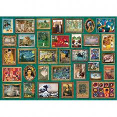 Puzzle 2000 pièces : Chefs-d'œuvre