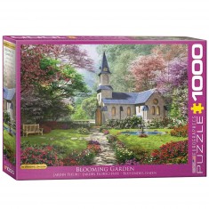 Puzzle 1000 pièces : Jardin fleuri