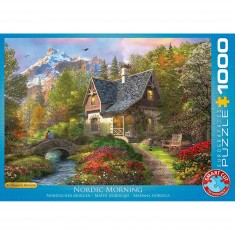 1000 Teile Puzzle: Nordischer Morgen