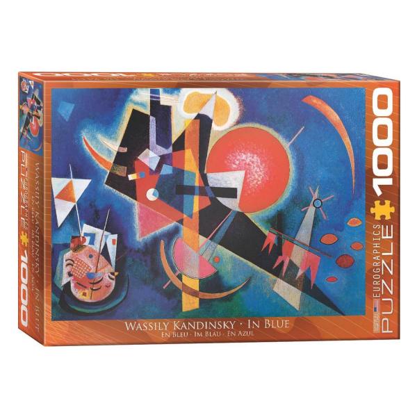"1000 pieces puzzle: "In blue" Wassily Kandinsky" - EuroG-6000-1897