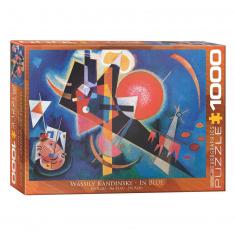 Puzzle 1000 pieces : "En bleu" Wassily Kandinsky