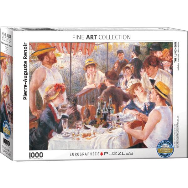 1000 pieces puzzle: Lunch, Pierre-Auguste Renoir - EuroG-6000-2031