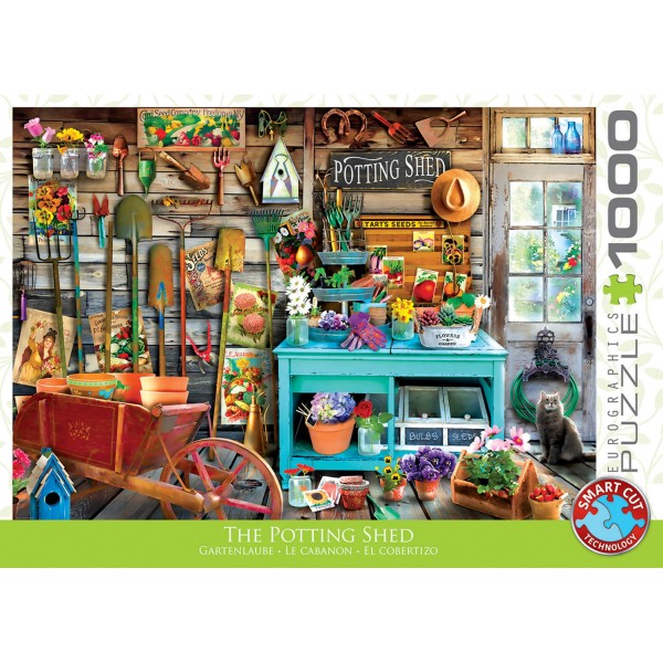 1000 pieces puzzle: the shed - EuroG-6000-5346