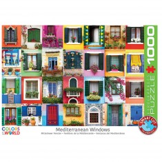 1000 pieces puzzle: Windows of the Mediterranean