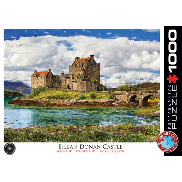1000 Teile Puzzle: Schloss in Schottland - EuroG-6000-5375