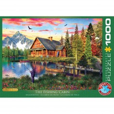 1000 pieces puzzle: The fishing hut