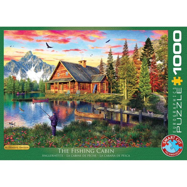 1000 pieces puzzle: The fishing hut - EuroG-6000-5376