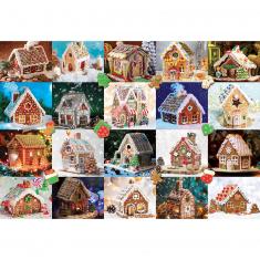 550 piece puzzle : Tin box : Gingerbread House 