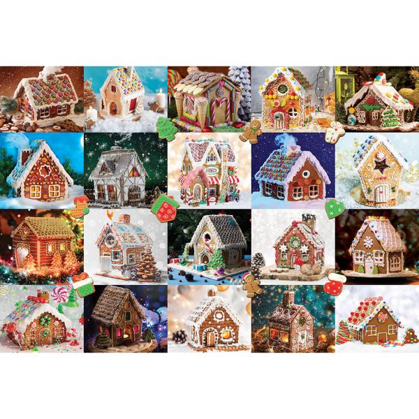 550 piece puzzle : Tin box : Gingerbread House  - EuroG-8551-5661