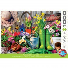 1000 pieces puzzle: garden tools