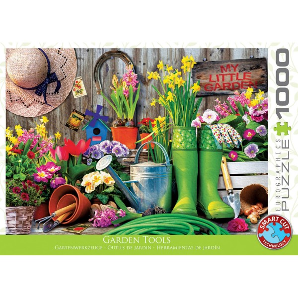Puzzle 1000 pièces : Outils de jardin - EuroG-6000-5391