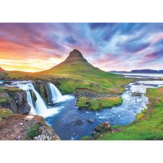 Puzzle 1000 pièces : Kirkjufell, Islande