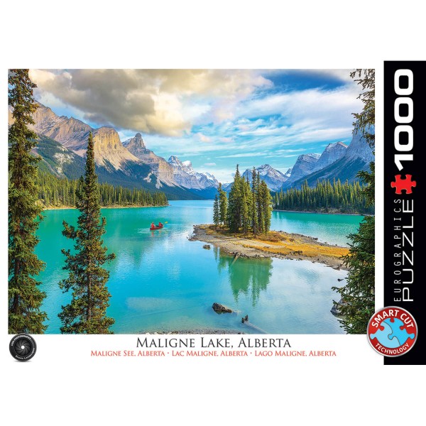 1000 pieces puzzle: Maligne Lake, Alberta - EuroG-6000-5430