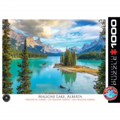 Puzzle de 1000 piezas: Maligne Lake, Alberta