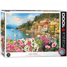 Puzzle 1000 pièces : Lac de Côme, Italie