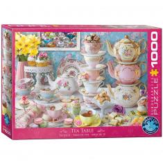 Puzzle 1000 pièces : Table de thé