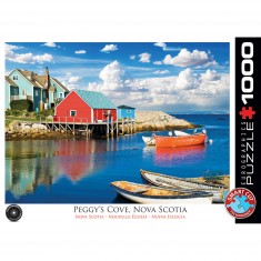 1000 pieces puzzle: Peggy's Cove, Nova Scotia
