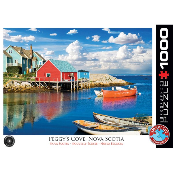 1000 pieces puzzle: Peggy's Cove, Nova Scotia - EuroG-6000-5438