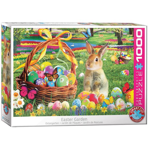 1000 pieces puzzle : Easter garden - EuroG-6000-5773