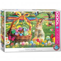 Puzzle 1000 pièces : Jardin de Pâques