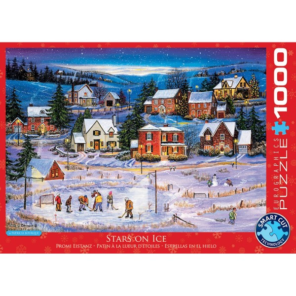 1000 pieces puzzle: Skating by starlight - EuroG-6000-5440