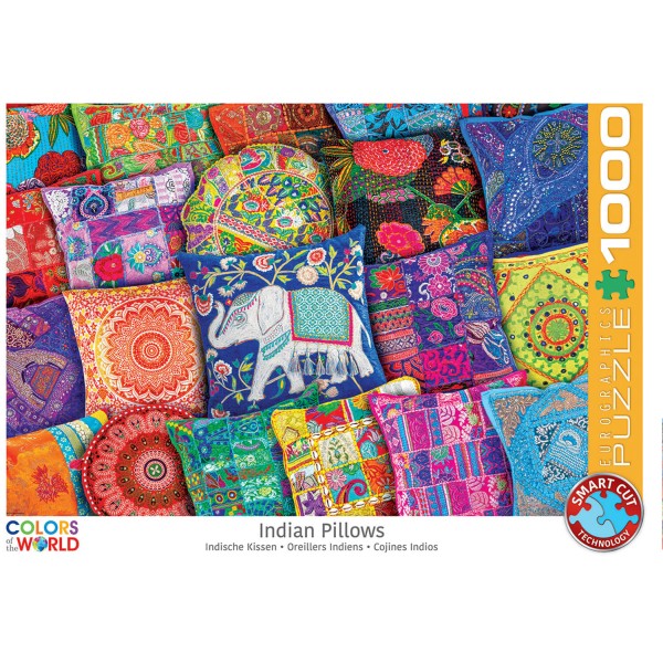 1000 pieces puzzle: Indian pillows - EuroG-6000-5470