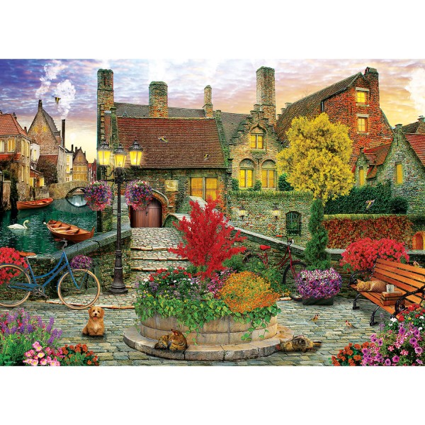 1000 pieces puzzle: Life in the countryside - EuroG-6000-5531