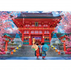 1000 pieces puzzle: Sakura in spring