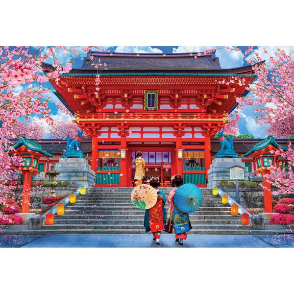1000 Teile Puzzle: Sakura im Frühjahr - EuroG-6000-5533