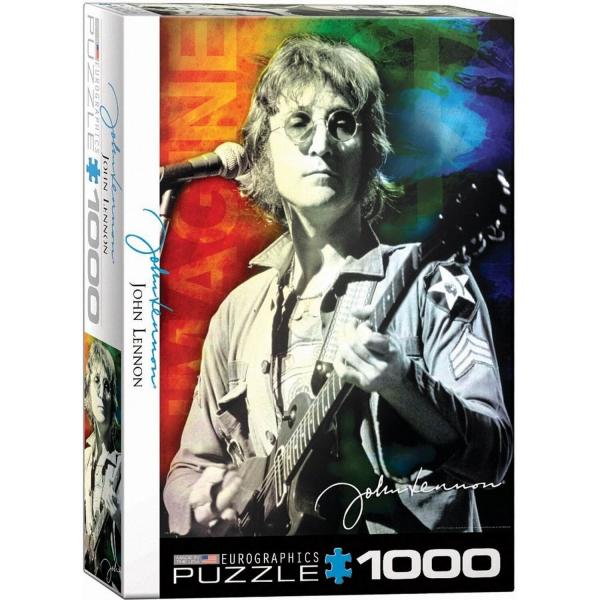 Puzzle de 1000 piezas: John Lennon en vivo en Nueva York - EuroG-6000-0808