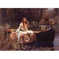 1000 Teile Puzzle: Waterhouse: Die Dame von Shalott